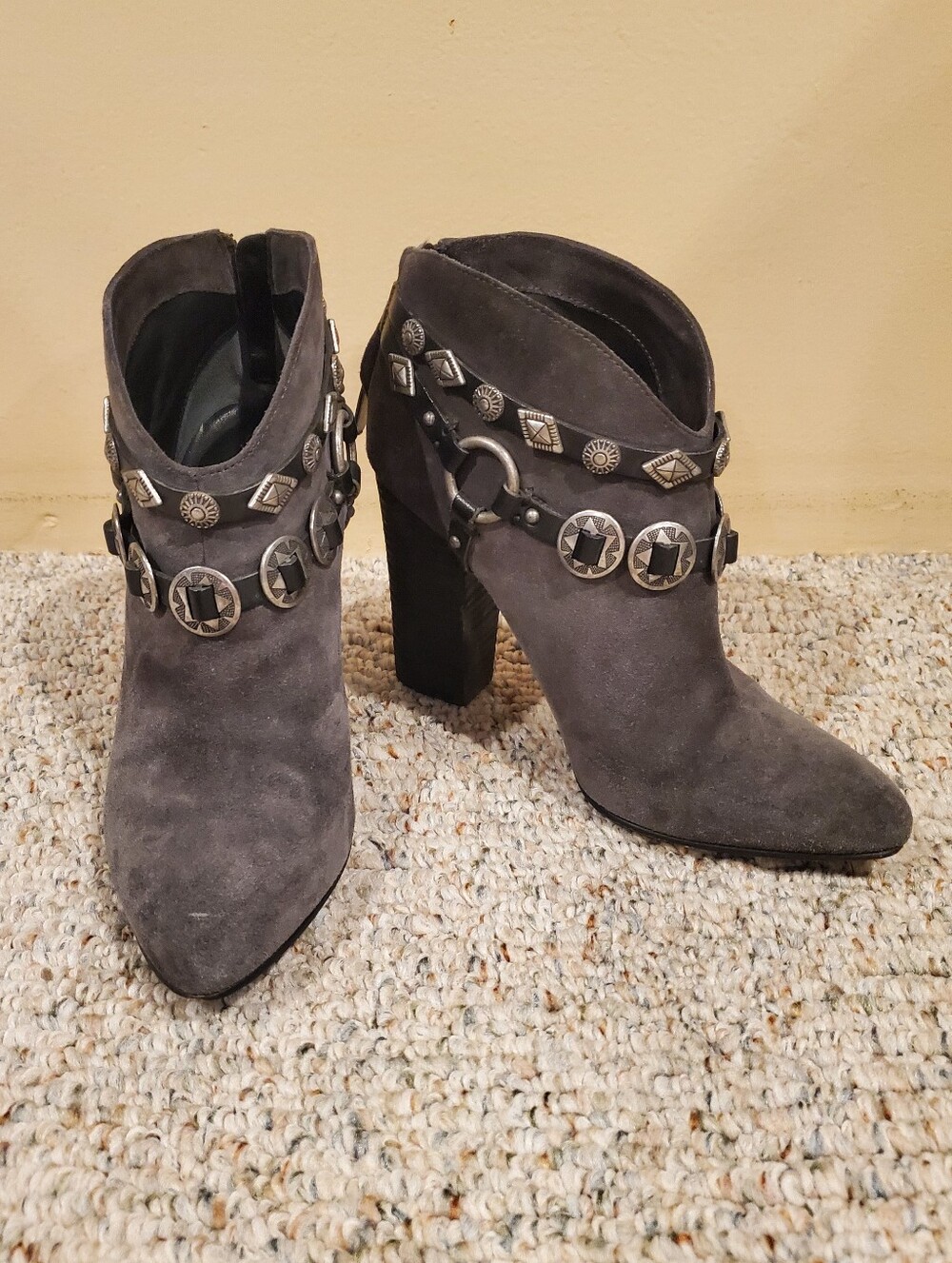 Sigerson Morrison Suede Festival / Western Booties